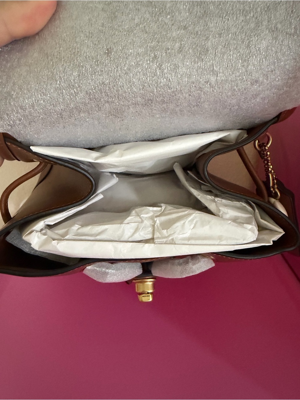 Coach The Summer I Turned Pretty Turnlock Bag - Picture 7 of 7